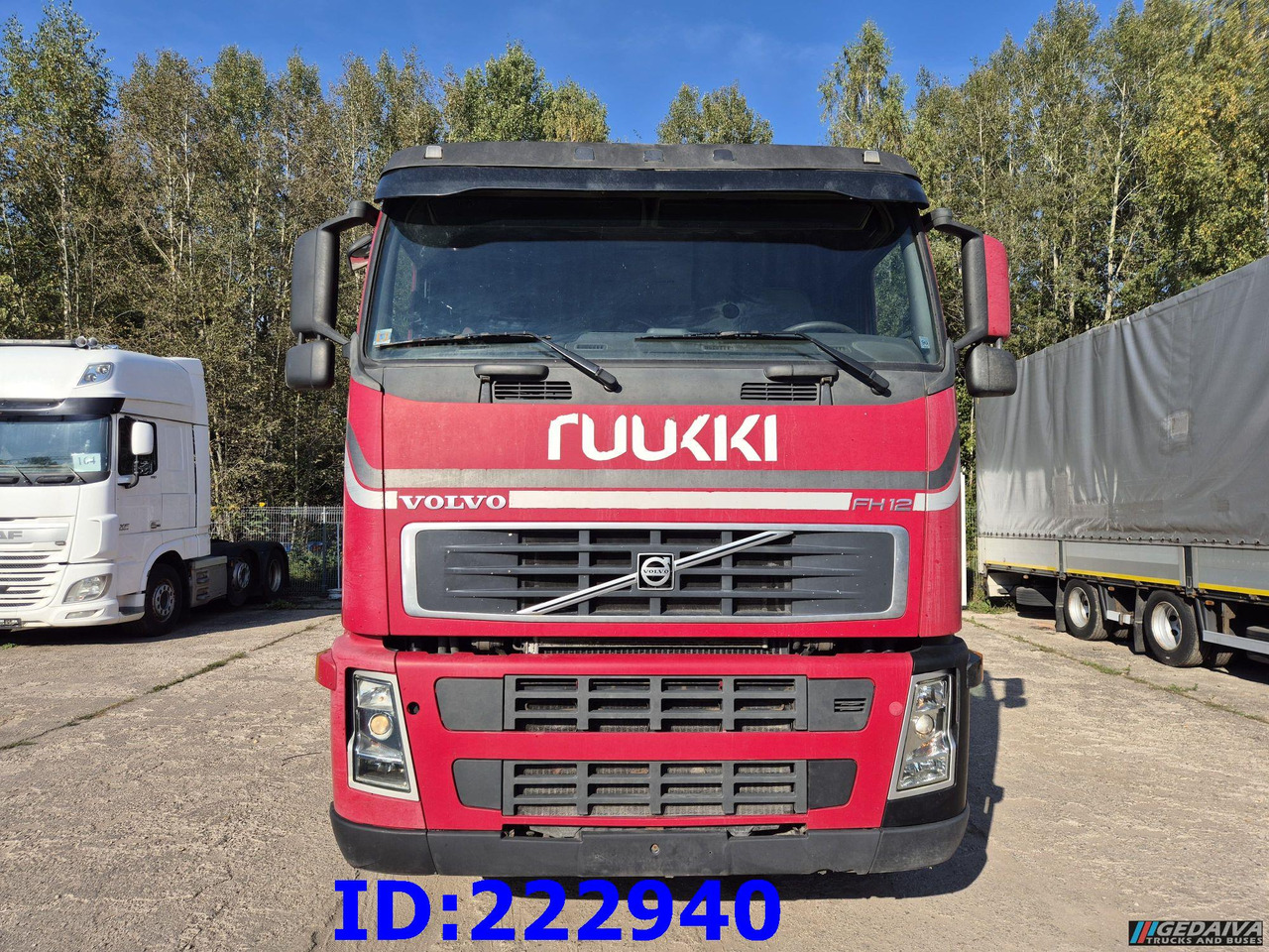 VOLVO FH12 420HP + Crane Palfinger PK9501 - Camion plateau: photos 2 VOLVO FH12 420HP + Crane Palfinger PK9501 - Camion plateau: photos 2