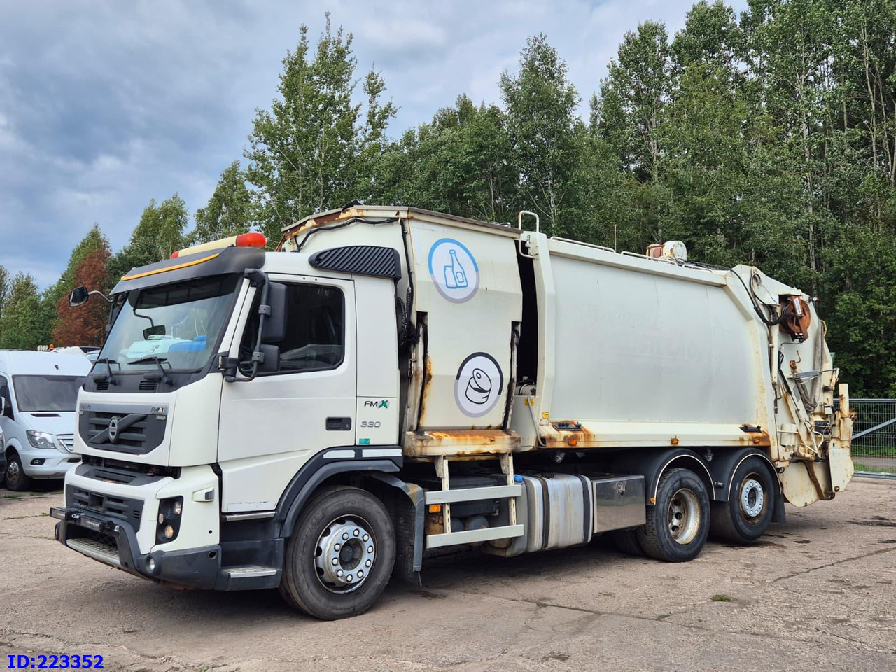 VOLVO FMX 330HP 6x2 Norba RL300. Keox -bio, Ferrari crane, Dynawatt -pressure - Benne à ordures ménagères: photos 1 VOLVO FMX 330HP 6x2 Norba RL300. Keox -bio, Ferrari crane, Dynawatt -pressure - Benne à ordures ménagères: photos 1