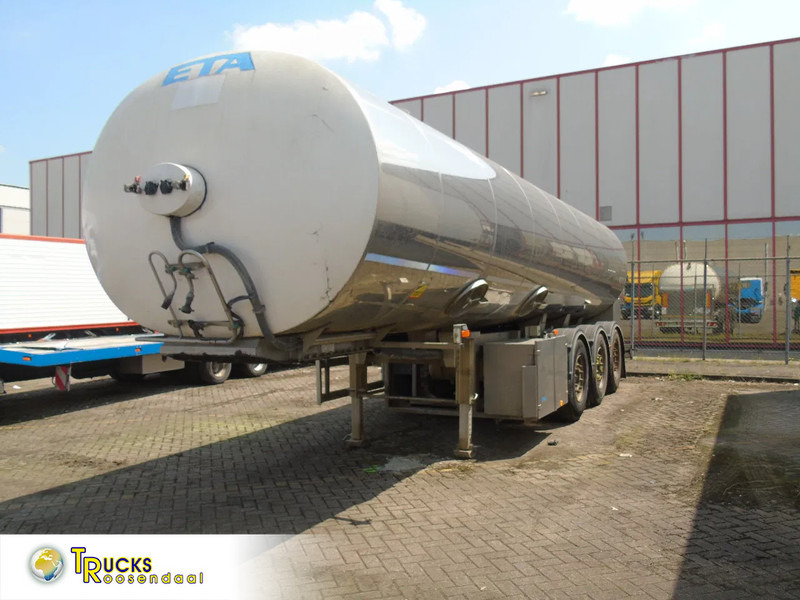 ETA 29.000 LITER + INOX + MILK + WATER - Semi-remorque citerne: photos 1 ETA 29.000 LITER + INOX + MILK + WATER - Semi-remorque citerne: photos 1