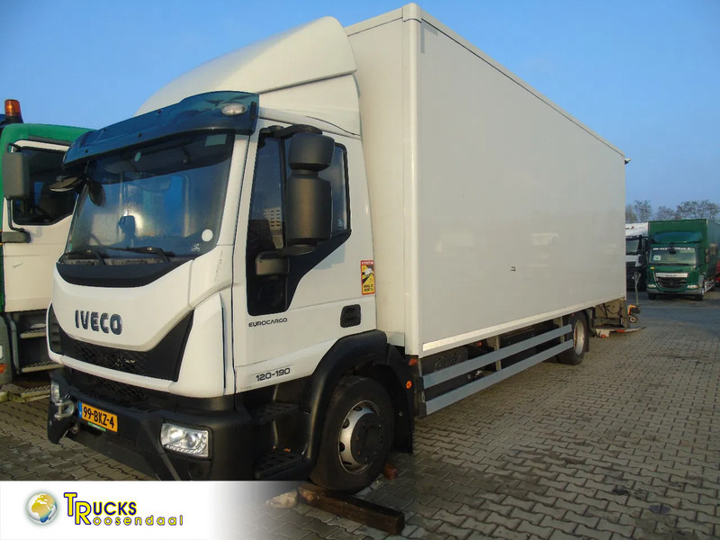 Iveco Eurocargo 120E19 + euro 6 + lift + BROKEN ENGINE - Camion fourgon: photos 1 Iveco Eurocargo 120E19 + euro 6 + lift + BROKEN ENGINE - Camion fourgon: photos 1