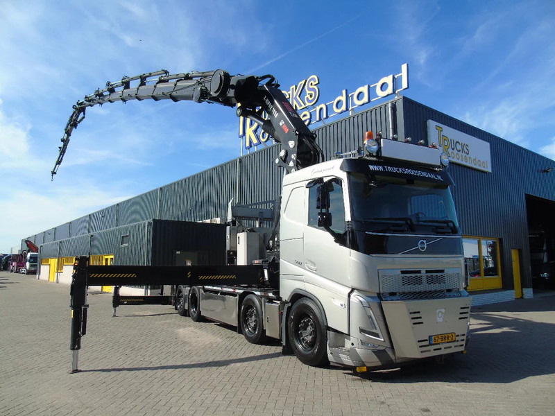 Volvo FH 500 + HIAB X-HIPRO 1058 E-8 + JIB 175X-5 + 8x2 + FIRST OWNER - Camion grue: photos 3 Volvo FH 500 + HIAB X-HIPRO 1058 E-8 + JIB 175X-5 + 8x2 + FIRST OWNER - Camion grue: photos 3
