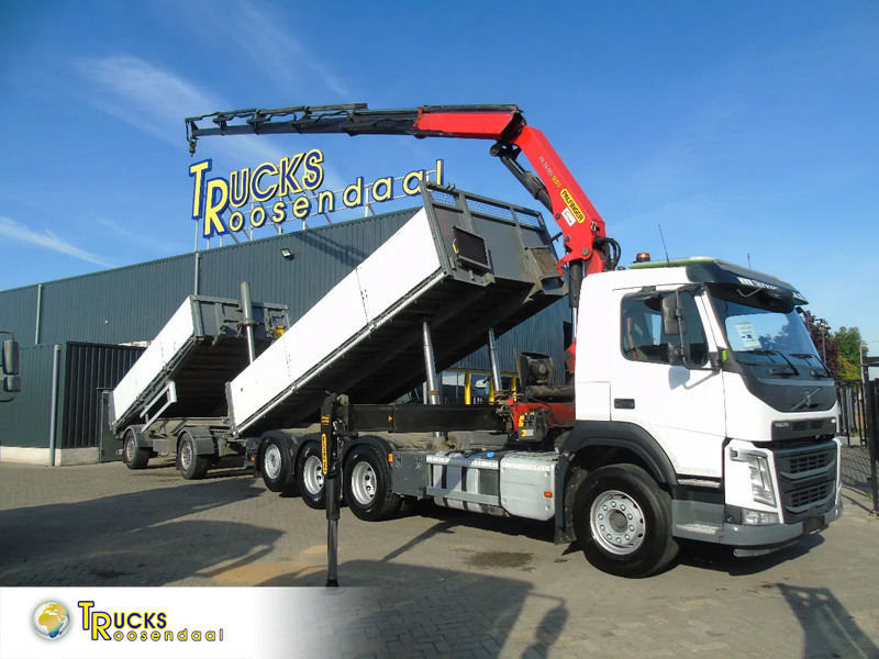 Volvo FM 420 + 8x4 + PALFINGER 24.001 SLD + REMOTE + COMPLETE COMBI - Camion grue: photos 1 Volvo FM 420 + 8x4 + PALFINGER 24.001 SLD + REMOTE + COMPLETE COMBI - Camion grue: photos 1