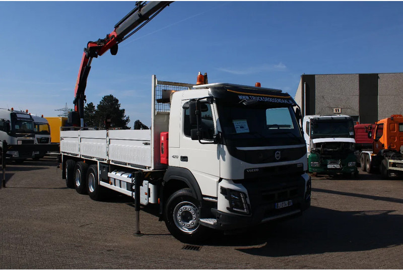 Camion grue Volvo FMX 420 + PALFINGER 34002 SH F + 8X4 + EURO 6 + STEERING: photos 11