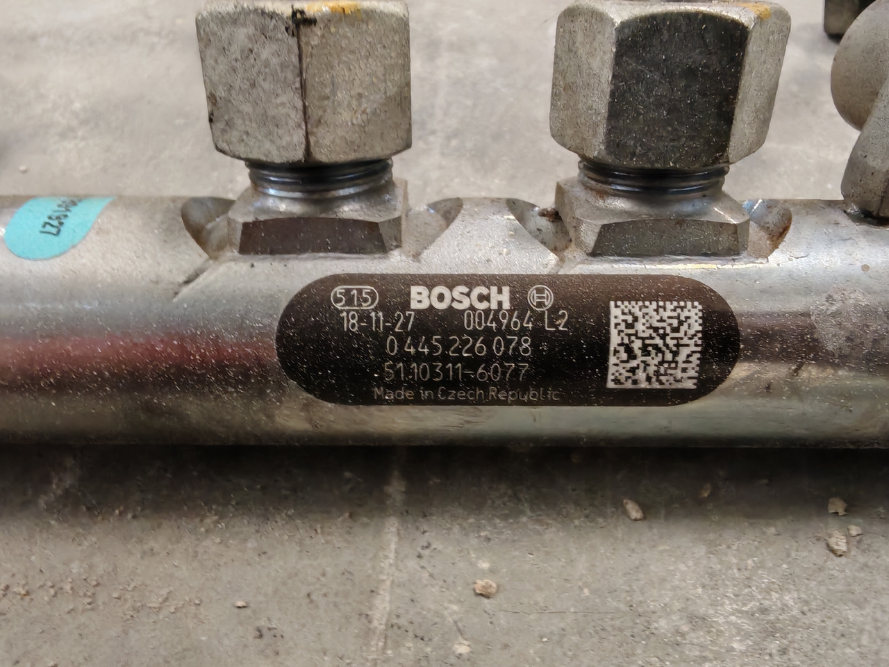 MAN TGS TGX EURO 6 / D2676LF / FUEL RAIL / 51103116077 - Système de carburant: photos 3 MAN TGS TGX EURO 6 / D2676LF / FUEL RAIL / 51103116077 - Système de carburant: photos 3