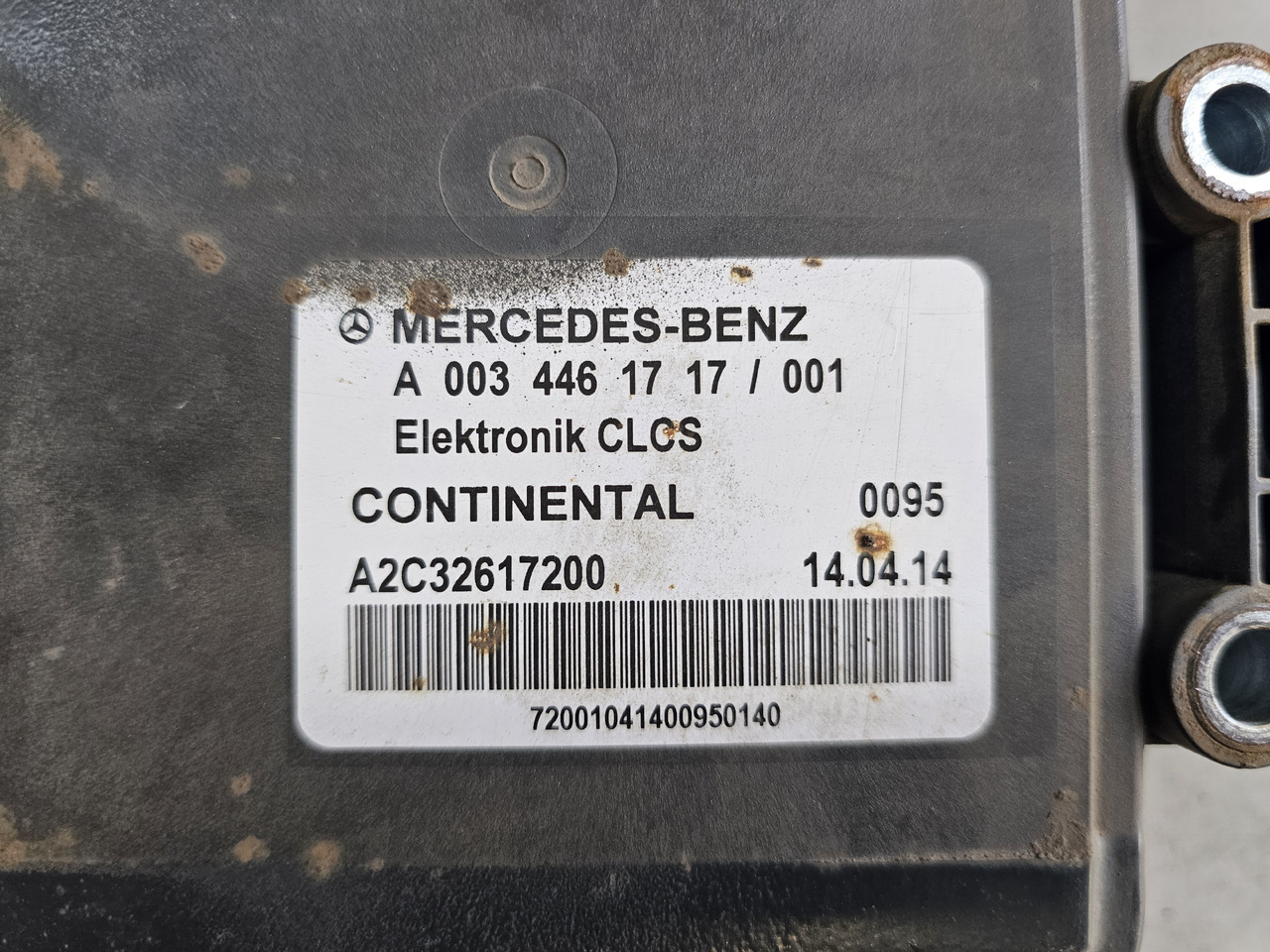 MERCEDES-BENZ CLCS CONTROL UNIT / A0034461717 - Bloc de gestion: photos 4 MERCEDES-BENZ CLCS CONTROL UNIT / A0034461717 - Bloc de gestion: photos 4