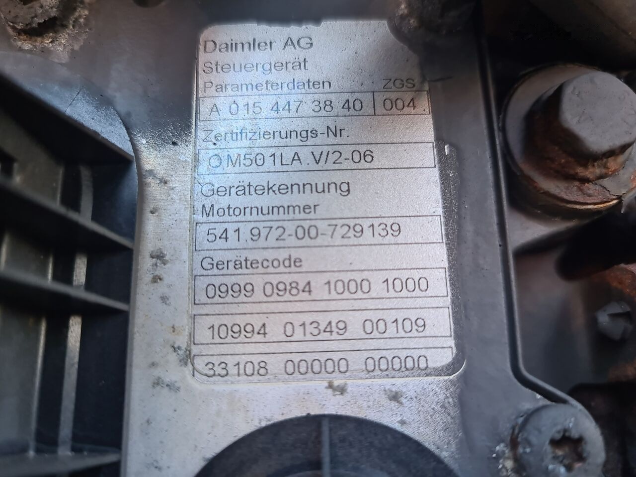 Mercedes-Benz ACTROS MP2 MP3 EURO5 Mercedes-Benz OM501LA V6 A0154473840 EURO5 - Moteur pour Camion: photos 4 Mercedes-Benz ACTROS MP2 MP3 EURO5 Mercedes-Benz OM501LA V6 A0154473840 EURO5 - Moteur pour Camion: photos 4