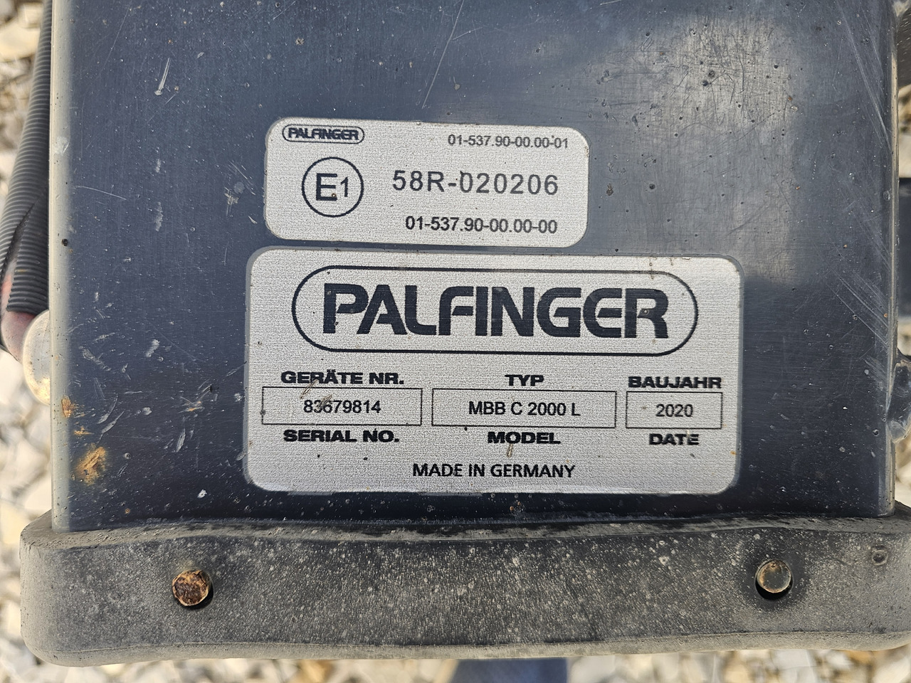 Hayon élévateur PALFINGER MBB C 2000 L / 2020 / 2000KG: photos 8 Hayon élévateur PALFINGER MBB C 2000 L / 2020 / 2000KG: photos 8