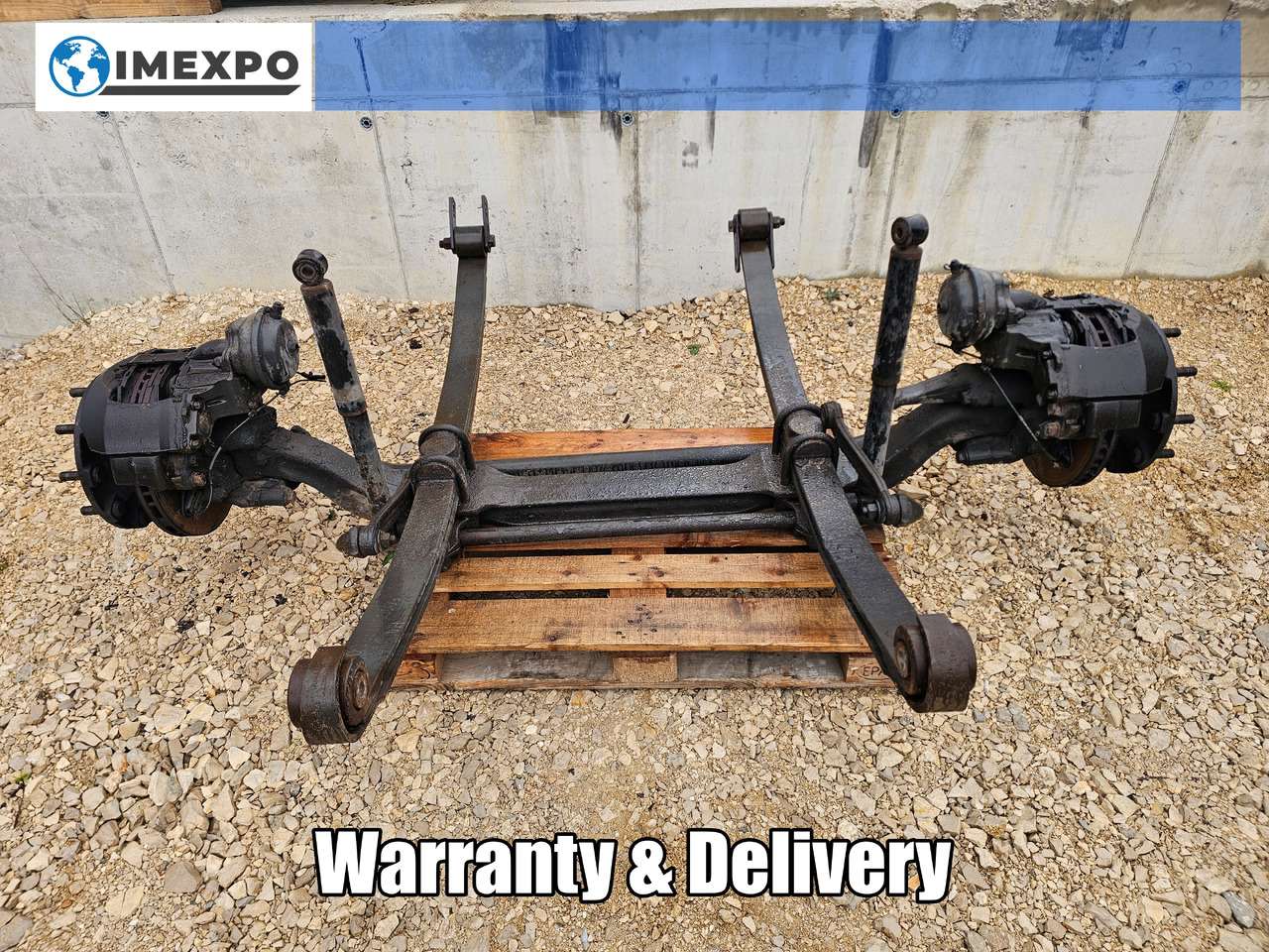 RENAULT MAGNUM DXI / COMPLETE FRONT AXLE / HUB SPRING - Essieu avant: photos 1 RENAULT MAGNUM DXI / COMPLETE FRONT AXLE / HUB SPRING - Essieu avant: photos 1