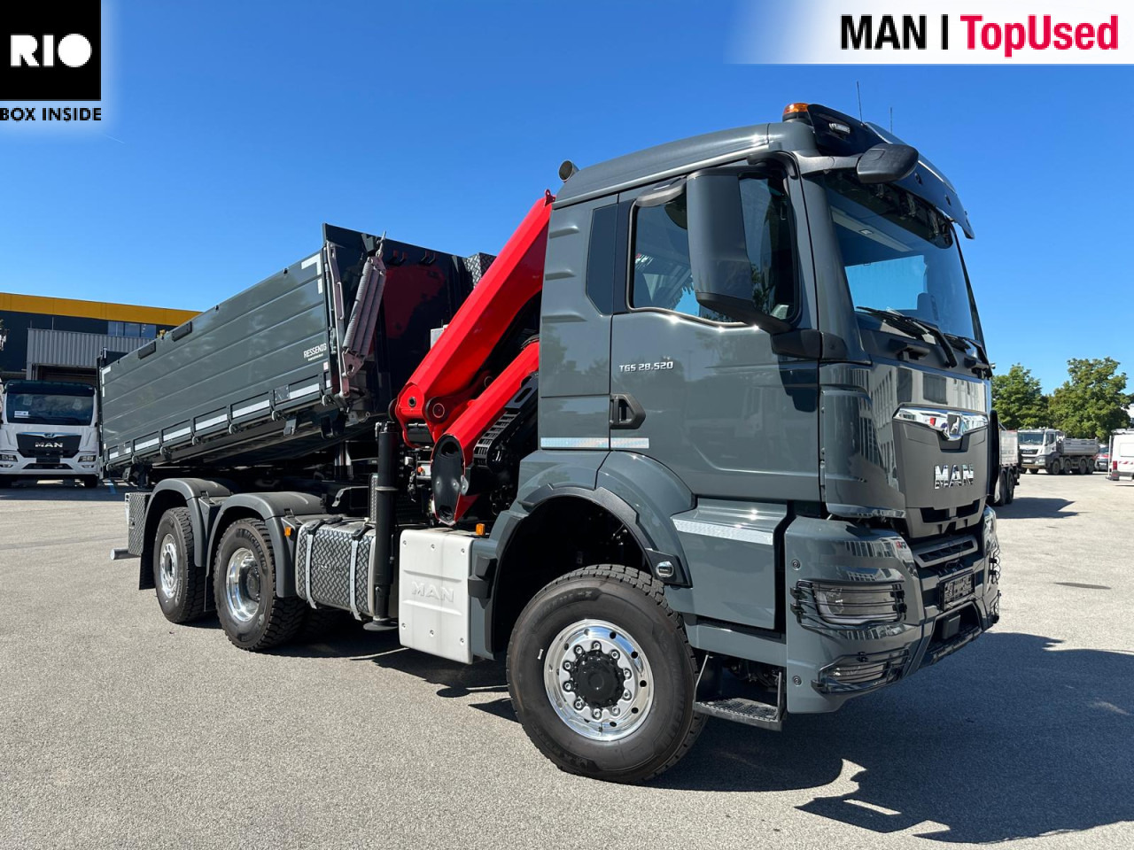 MAN TGS 28.520 6x4-4 BL CH - Camion benne: photos 1 MAN TGS 28.520 6x4-4 BL CH - Camion benne: photos 1