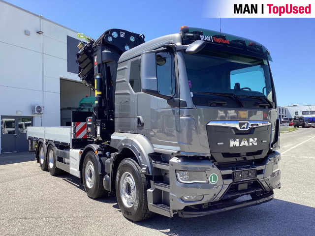 Camion plateau, Camion grue MAN TGS 35.510 8x4 BL CH HIAB X-HiPro 858 E 8: photos 10
