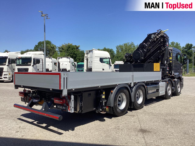 Camion plateau, Camion grue MAN TGS 35.510 8x4 BL CH HIAB X-HiPro 858 E 8: photos 12