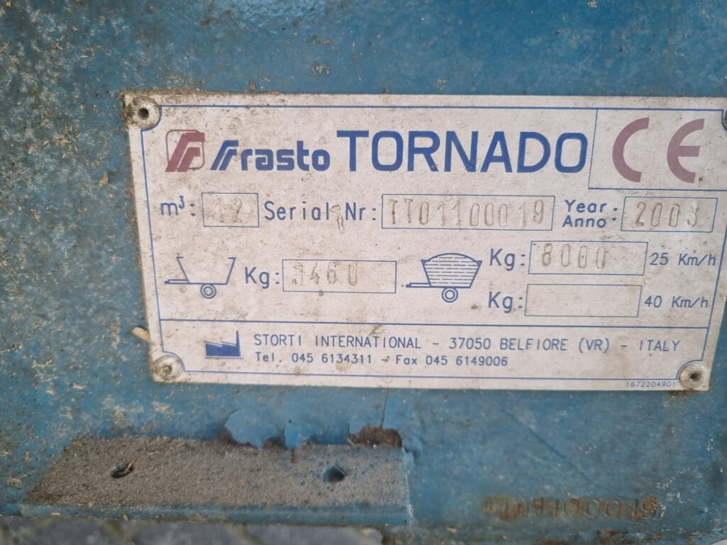FRASTO Tornado feedwagon 12 m3 - Mélangeuse: photos 5 FRASTO Tornado feedwagon 12 m3 - Mélangeuse: photos 5