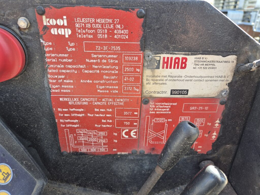 KOOIAAP Z2-3F – 2535 - Chariot élévateur diesel: photos 4 KOOIAAP Z2-3F – 2535 - Chariot élévateur diesel: photos 4