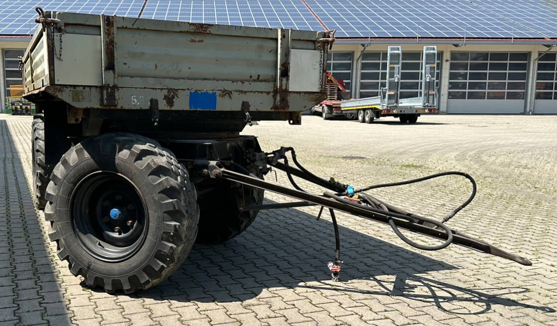 Unimog Anhänger 3 Seitenkipper Müller Mitteltal KD - Remorque benne: photos 2 Unimog Anhänger 3 Seitenkipper Müller Mitteltal KD - Remorque benne: photos 2
