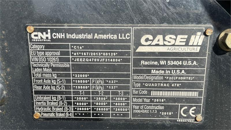 Case IH Quadtrac 470 CVX, med brede bånd og evt med komple - Tracteur agricole: photos 2 Case IH Quadtrac 470 CVX, med brede bånd og evt med komple - Tracteur agricole: photos 2