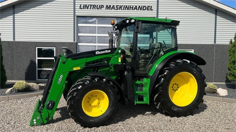 John Deere 6115R Med frontlæsser og krybegear - Tracteur agricole: photos 1 John Deere 6115R Med frontlæsser og krybegear - Tracteur agricole: photos 1