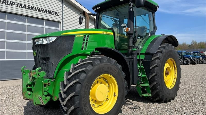 John Deere 7280R Næsten nye dæk, Autopower og frontlift - Tracteur agricole: photos 1 John Deere 7280R Næsten nye dæk, Autopower og frontlift - Tracteur agricole: photos 1
