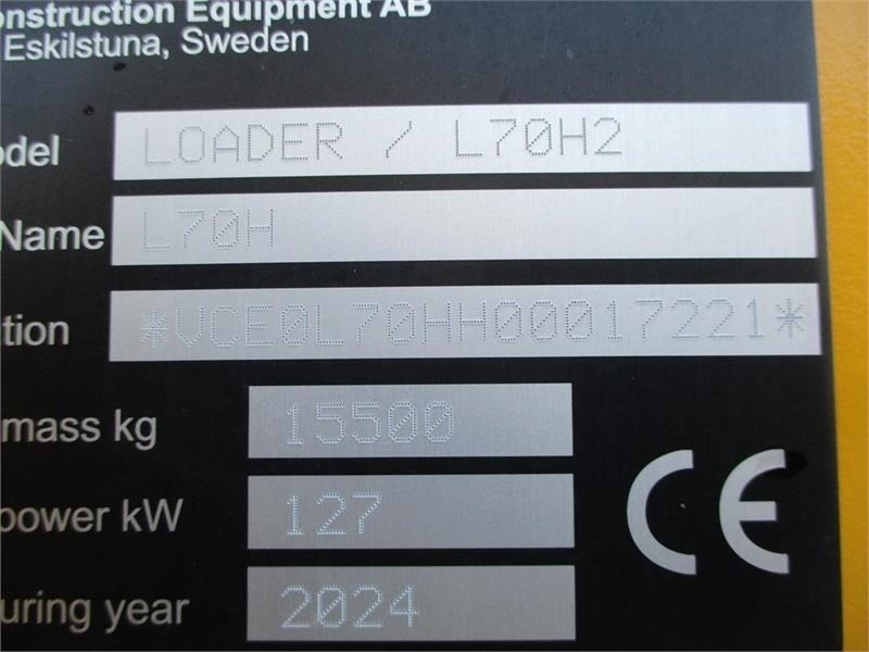 Volvo L 70 H H2 BEMÆRK MED GARANTI FRA VOLVO FREM TIL DE - Chargeuse sur pneus: photos 2 Volvo L 70 H H2 BEMÆRK MED GARANTI FRA VOLVO FREM TIL DE - Chargeuse sur pneus: photos 2