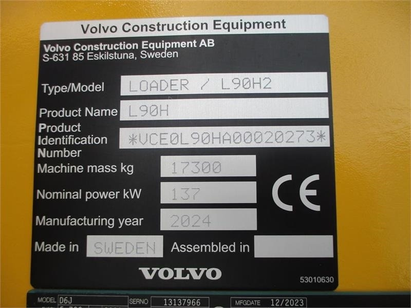 Volvo L90H H2 AGRICULTURE Dansk-maskine, Co-Pilot, LANG- - Chargeuse sur pneus: photos 3 Volvo L90H H2 AGRICULTURE Dansk-maskine, Co-Pilot, LANG- - Chargeuse sur pneus: photos 3