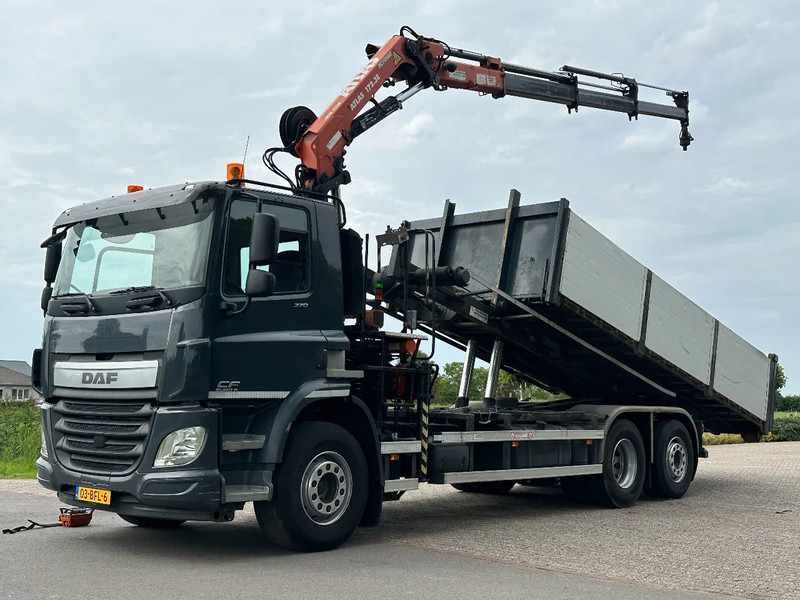 Camion - système de câble, Camion grue DAF CF 370 EURO6!!6x2!KRAAN/KRAN/KABEL/ABROLLKIPPER!!2014!!: photos 6