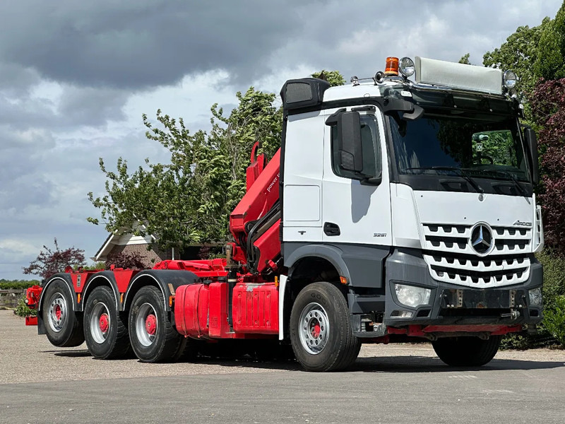 Mercedes-Benz Arocs 3251 8x4 TRIPLE!!26TM KRAAN/HAAK!!EURO6!!TOP! - Camion ampliroll, Camion grue: photos 3 Mercedes-Benz Arocs 3251 8x4 TRIPLE!!26TM KRAAN/HAAK!!EURO6!!TOP! - Camion ampliroll, Camion grue: photos 3
