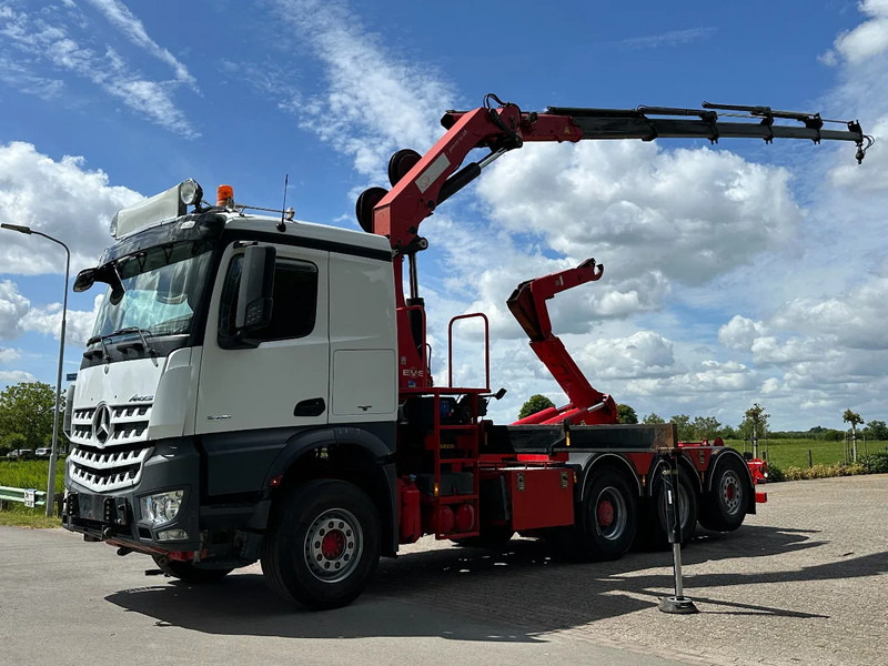 Mercedes-Benz Arocs 3251 8x4 TRIPLE!!26TM KRAAN/HAAK!!EURO6!!TOP! - Camion ampliroll, Camion grue: photos 4 Mercedes-Benz Arocs 3251 8x4 TRIPLE!!26TM KRAAN/HAAK!!EURO6!!TOP! - Camion ampliroll, Camion grue: photos 4
