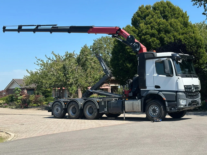 Mercedes-Benz Arocs 3251 8x4 TRIPLE!!28TM KRAAN/HAAK!!EURO6!!TOP! ZERO EMISSIE 2030!! - Camion ampliroll, Camion grue: photos 3 Mercedes-Benz Arocs 3251 8x4 TRIPLE!!28TM KRAAN/HAAK!!EURO6!!TOP! ZERO EMISSIE 2030!! - Camion ampliroll, Camion grue: photos 3