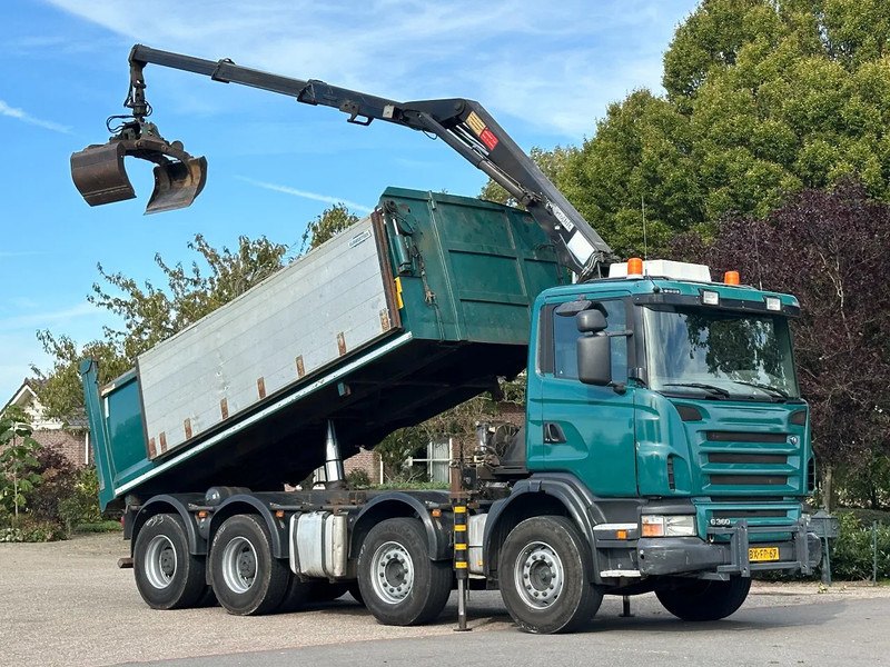 Scania G360 8x4!!Z-Kraan/KIPPER!! - Camion benne, Camion grue: photos 3 Scania G360 8x4!!Z-Kraan/KIPPER!! - Camion benne, Camion grue: photos 3