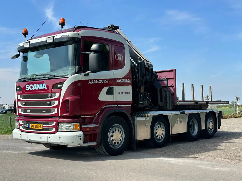 Camion grue Scania G480 !!TRUCK/TRACTOR!!!CRANE/GRUE/HIAB 105TM!!TOP!: photos 8