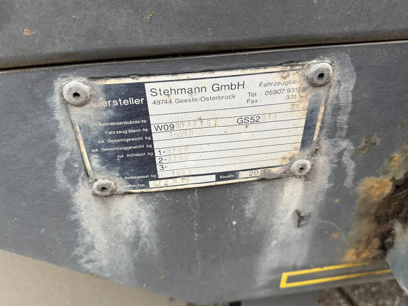 Remorque plateau Stehmann open aanhanger!! UITSCHUIFBARE ACHTERKANT!!: photos 7 Remorque plateau Stehmann open aanhanger!! UITSCHUIFBARE ACHTERKANT!!: photos 7