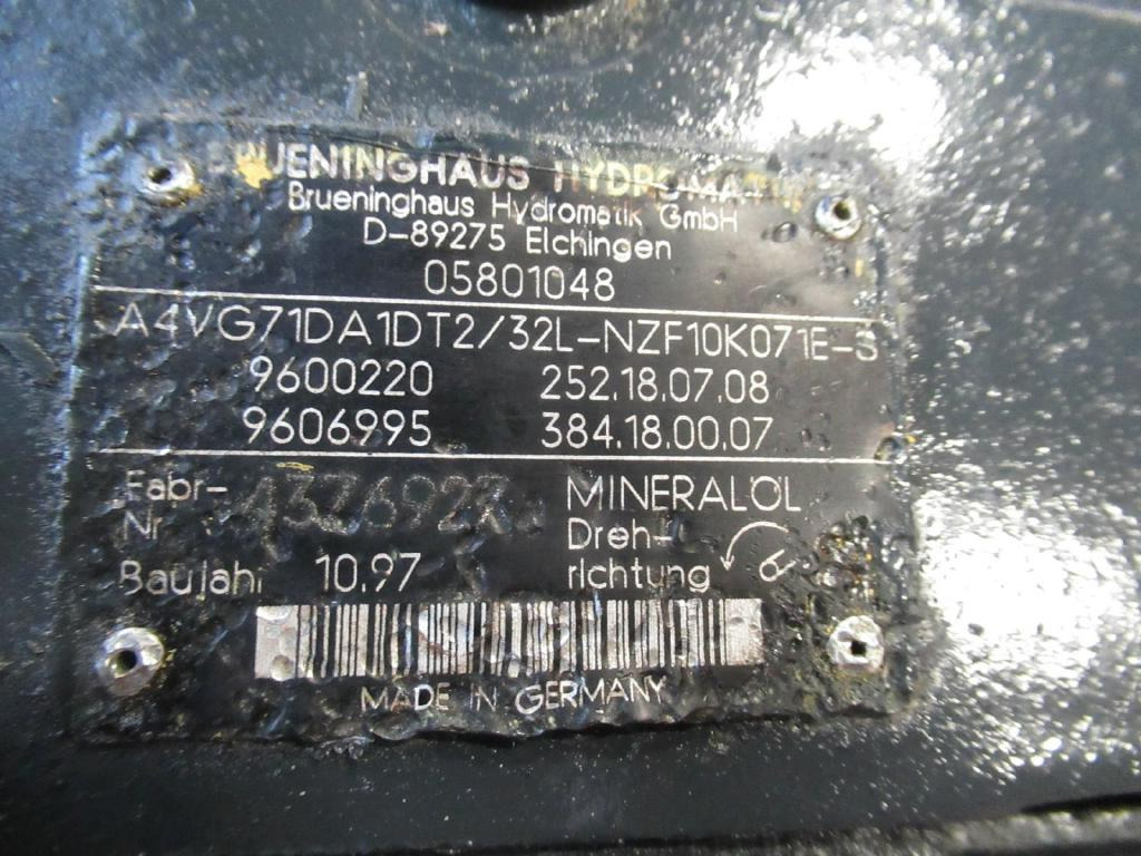 Bomag A4VG71DGDT1/32L-NZF10K071E-S - - Pompe hydraulique pour Engins de chantier: photos 5 Bomag A4VG71DGDT1/32L-NZF10K071E-S - - Pompe hydraulique pour Engins de chantier: photos 5