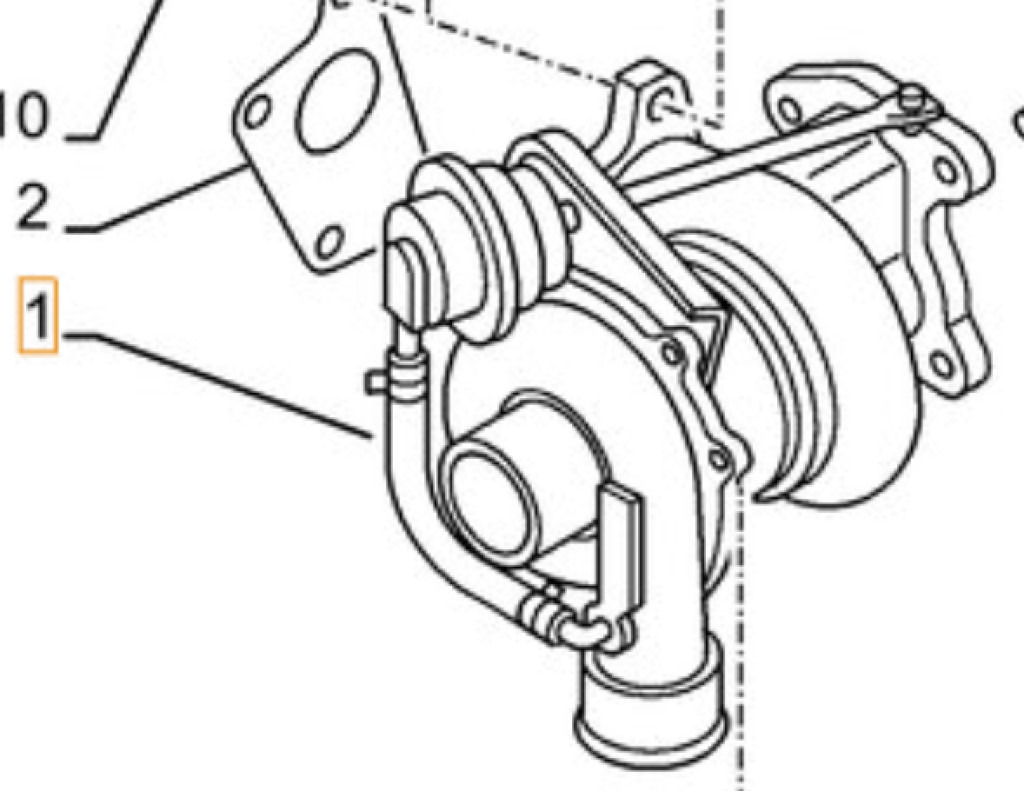 Case 47489786R - VI8981899360 - Turbocompresseur pour Engins de chantier: photos 1 Case 47489786R - VI8981899360 - Turbocompresseur pour Engins de chantier: photos 1