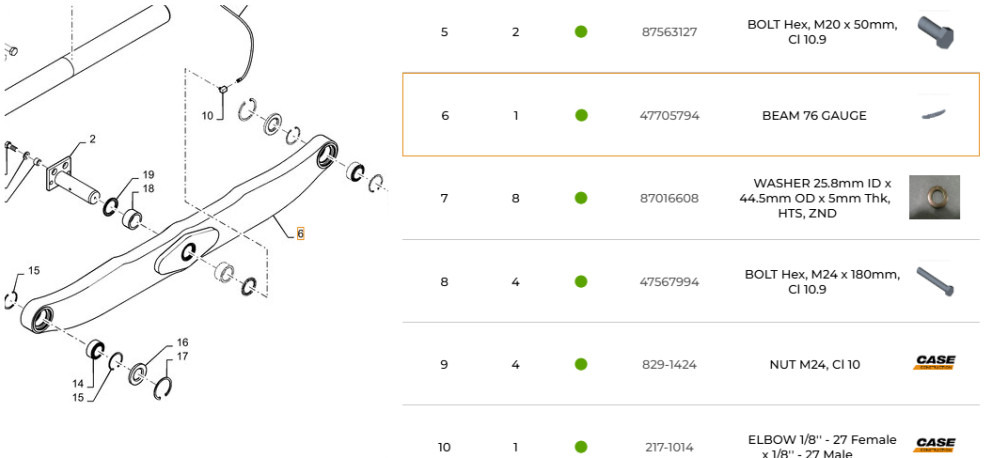 Case 47705794 - 84537757 - Pièces de train de roulement pour Engins de chantier: photos 1 Case 47705794 - 84537757 - Pièces de train de roulement pour Engins de chantier: photos 1
