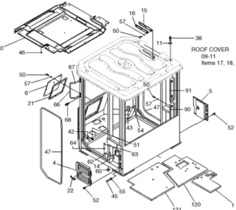 Case 72LH-35020 - 72LH-35010 - Cabine pour Machine agricole: photos 1 Case 72LH-35020 - 72LH-35010 - Cabine pour Machine agricole: photos 1
