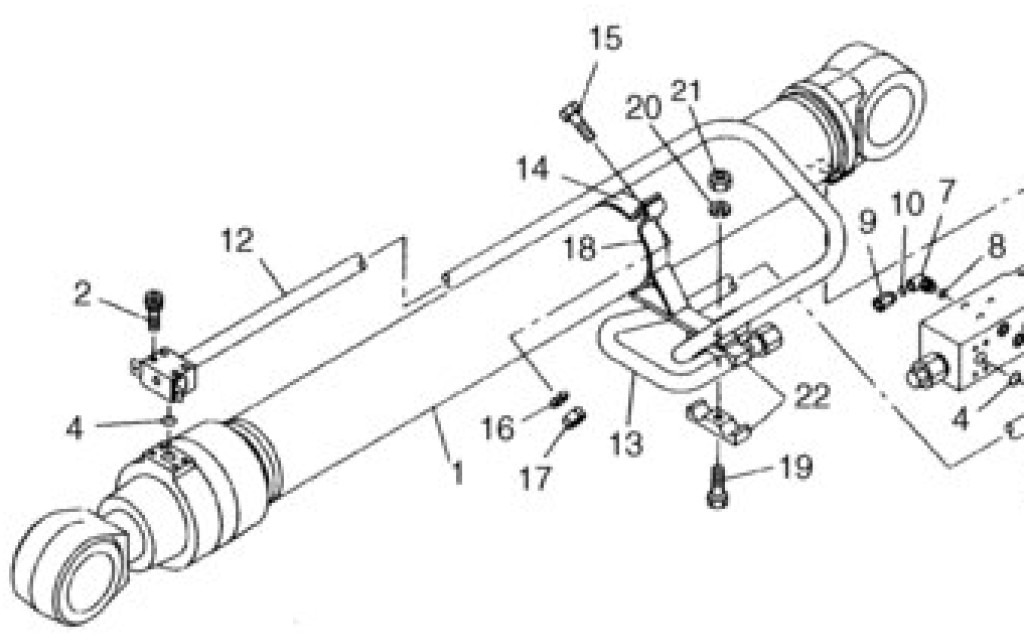 Case KRV3485 - Vérin hydraulique pour Machine agricole: photos 1 Case KRV3485 - Vérin hydraulique pour Machine agricole: photos 1