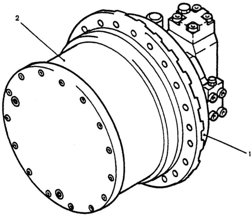 Kobelco YN53D00001F2 - YN15V00003F1 - Moteur de translation pour Engins de chantier: photos 1 Kobelco YN53D00001F2 - YN15V00003F1 - Moteur de translation pour Engins de chantier: photos 1