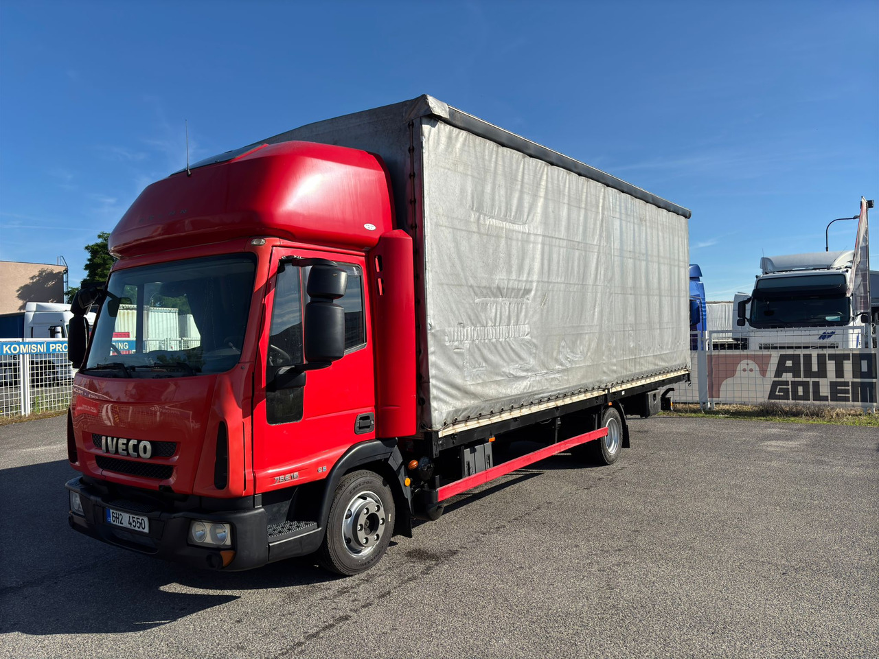 IVECO EuroCargo 160 ML75E16 - Camion à rideaux coulissants: photos 1 IVECO EuroCargo 160 ML75E16 - Camion à rideaux coulissants: photos 1