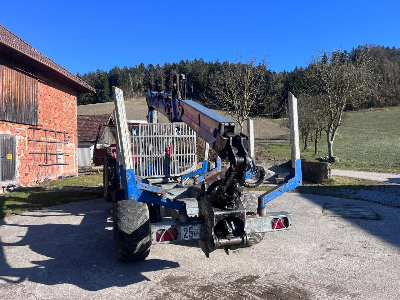Binderberger RW14 mit Penz BP 8000L Kran - Remorque forestière: photos 3 Binderberger RW14 mit Penz BP 8000L Kran - Remorque forestière: photos 3