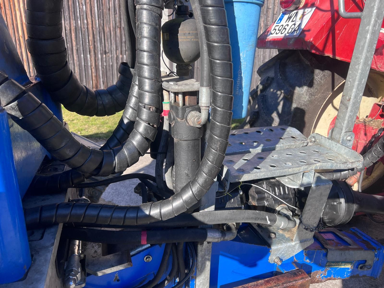 Remorque forestière Binderberger RW14 mit Penz BP 8000L Kran: photos 17