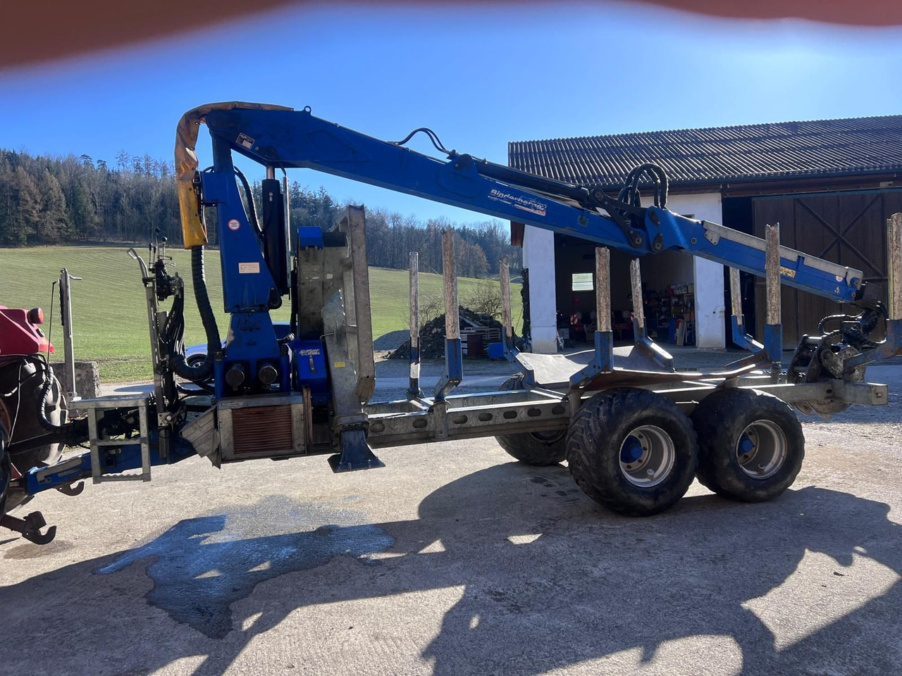 Binderberger RW14 mit Penz BP 8000L Kran - Remorque forestière: photos 5 Binderberger RW14 mit Penz BP 8000L Kran - Remorque forestière: photos 5