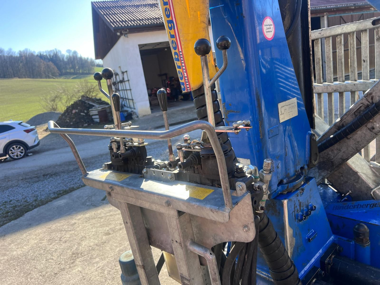 Remorque forestière Binderberger RW14 mit Penz BP 8000L Kran: photos 8