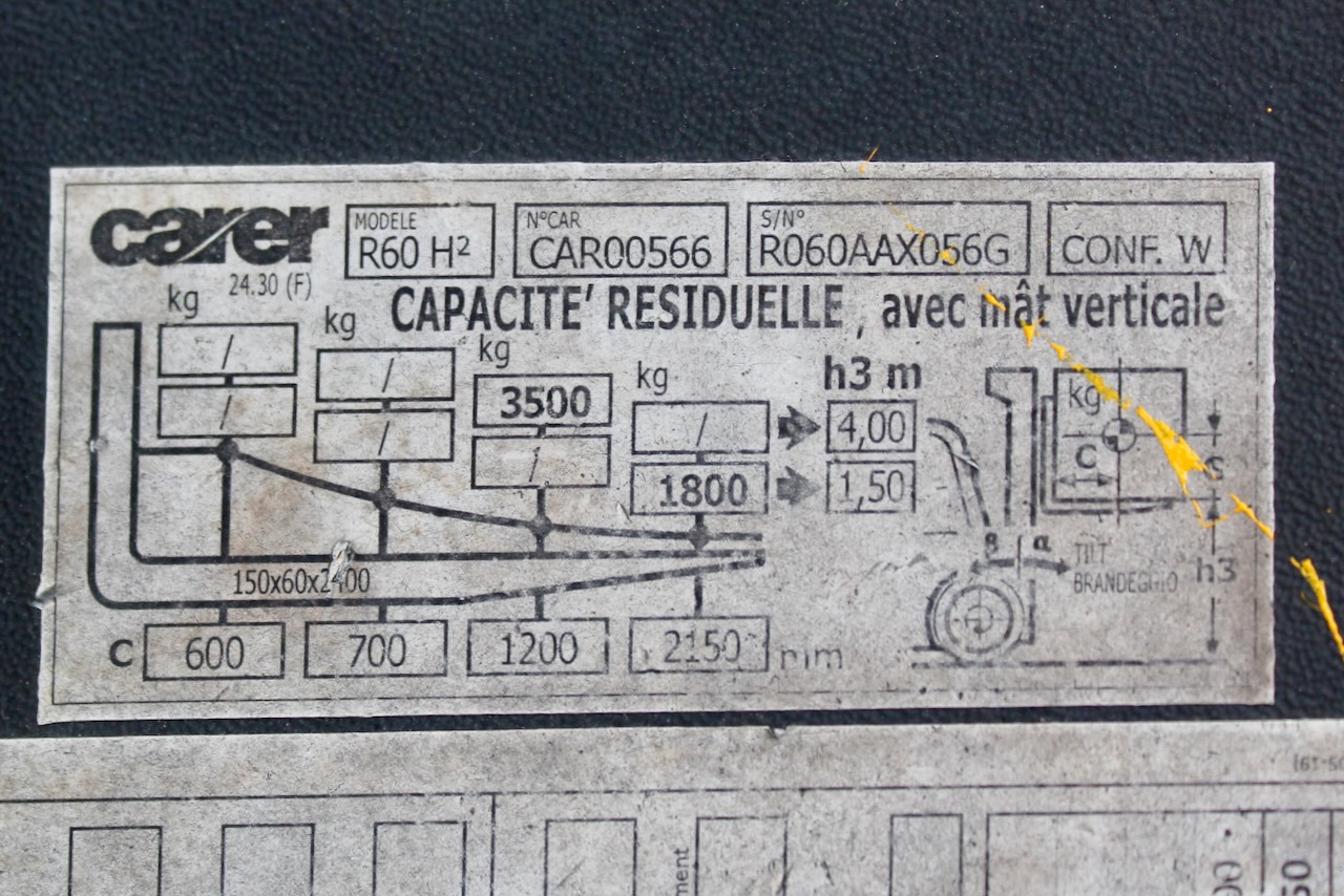Chariot élévateur électrique CARER R 60 H2: photos 11 Chariot élévateur électrique CARER R 60 H2: photos 11