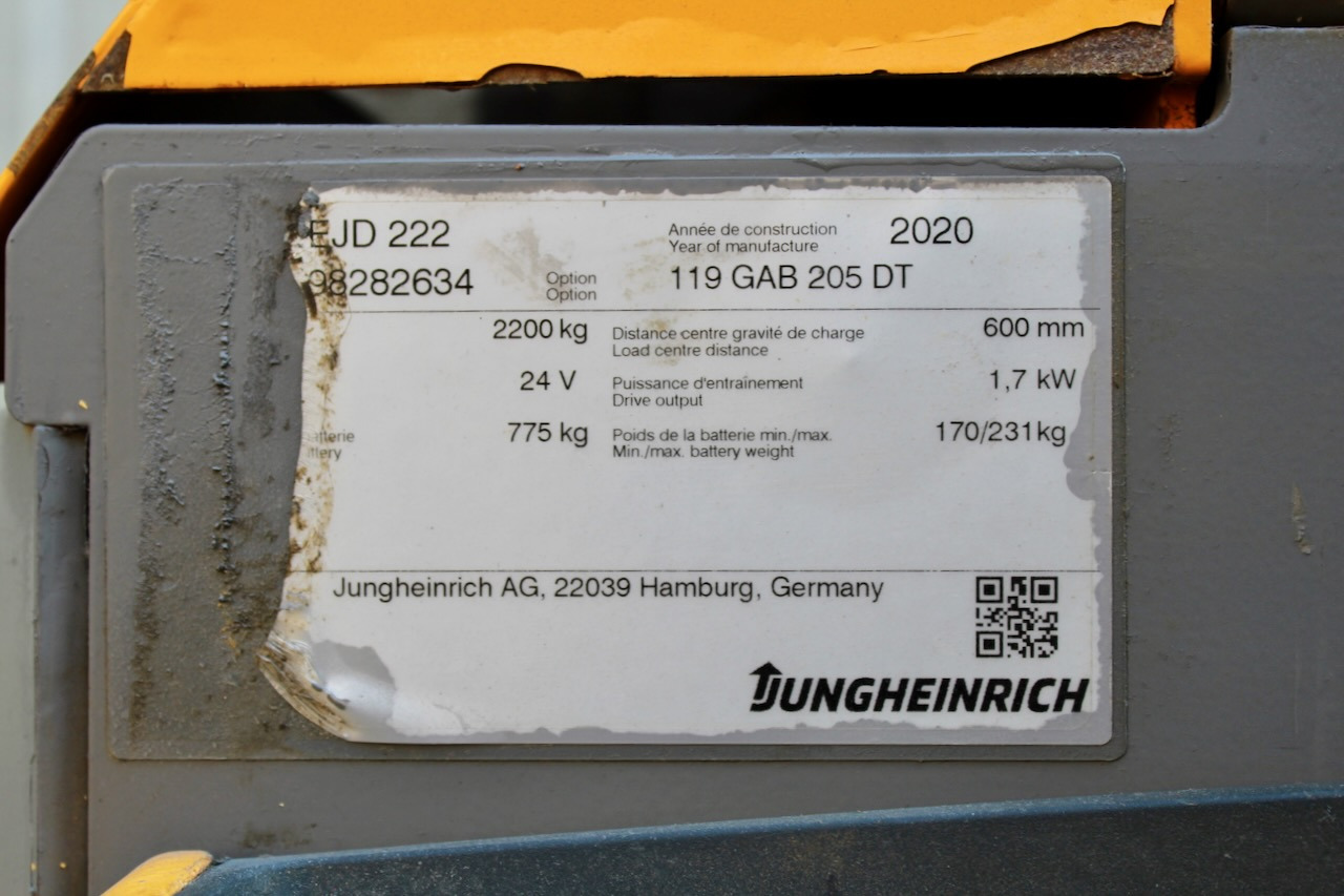 Gerbeur Jungheinrich EJD 222 205 DT: photos 8