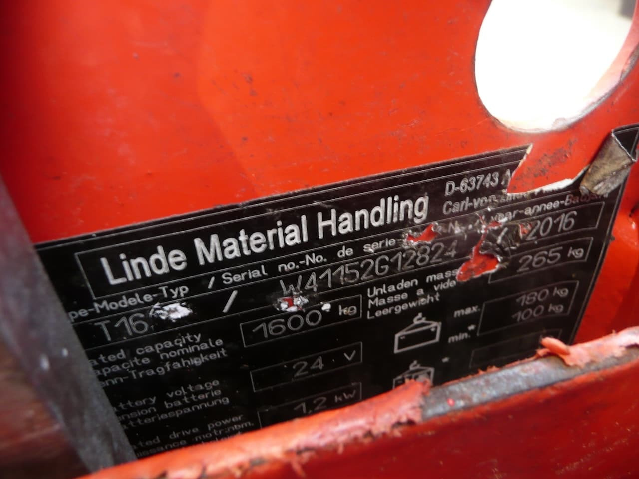 Transpalette Linde T 16: photos 6