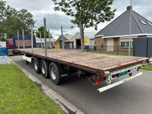 Semi-remorque plateau Krone SD Flatbed met rongen 41 ton standard chassis: photos 6