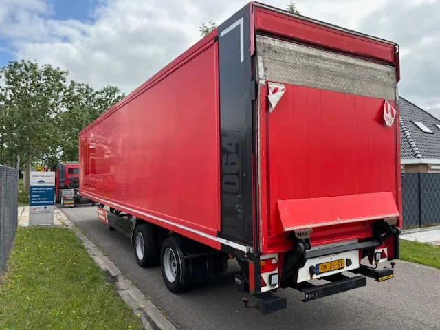 Semi-remorque fourgon Vogelzang Closed box steering axle 2.5 ton taillift set batteries: photos 6