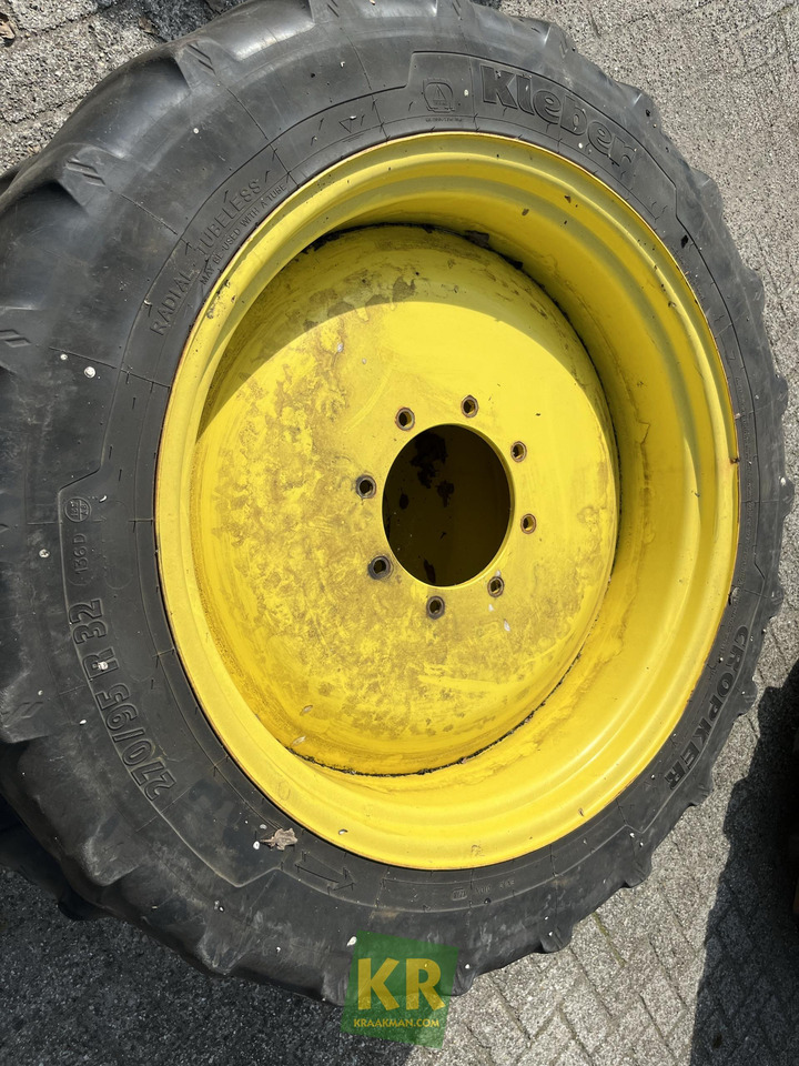 270/95R32 Cropker Kleber - Roue complète pour Machine agricole: photos 1 270/95R32 Cropker Kleber - Roue complète pour Machine agricole: photos 1