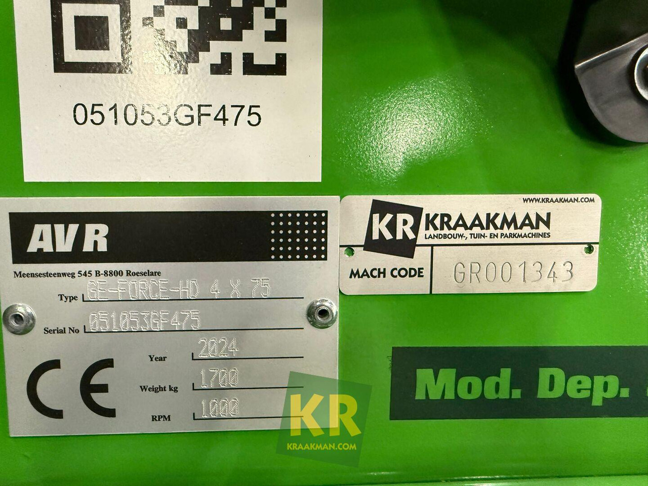 GE Force AVR - Outils du sol: photos 5 GE Force AVR - Outils du sol: photos 5