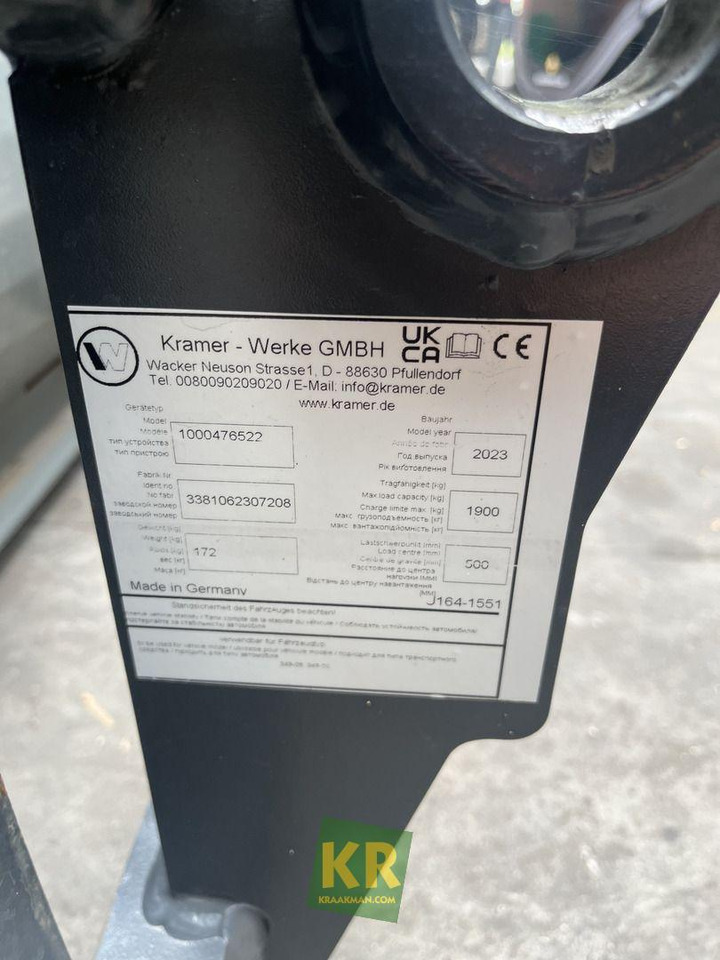 Kramer Voorzetstukken - Godet pour chargeur: photos 3 Kramer Voorzetstukken - Godet pour chargeur: photos 3