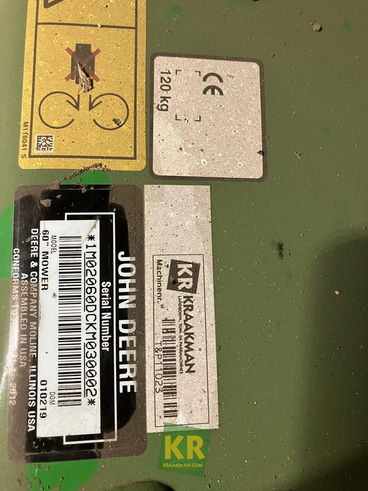 * Maaidekken John Deere - Motofaucheuse: photos 5 * Maaidekken John Deere - Motofaucheuse: photos 5